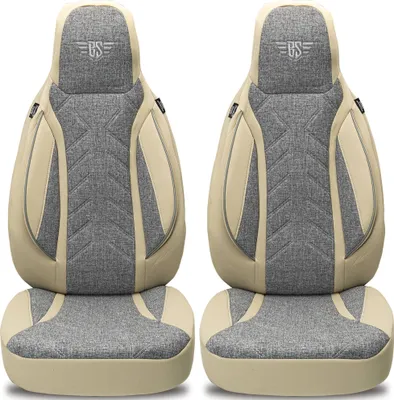 Produktbild von Schonbezüge Sitzbezüge für Smart fortwo 453 Bj ab 2014 in Grau/Beige PLKT209
