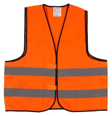 Produktbild von Warnweste "Standard" Polybeutel neon-orange