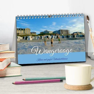 Produktbild von Wangerooge - kleine und große Urlaubserlebnisse (Tischkalender 2026 DIN A5 quer), CALVENDO Monatskalender