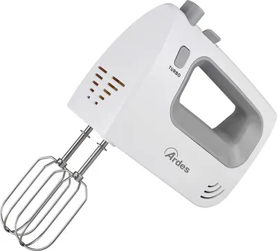 Zdjęcie produktu dla Ardes SPINNY, Mikser ręczny, Szary, Biały, Miksowanie, Mieszanie, Whisking, Przyciski, Dźwignia, 300 W, 220-240 V