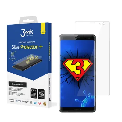 Produktbild von 3mk Display Antimikrobielle Schutzfolie SilverProtection+ für Sony Xperia XZ3 0,21mm Self-Heal