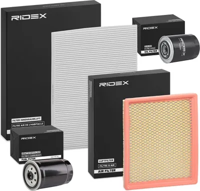 Produktbild von RIDEX Filterset Inspektionspaket Filtersatz für CHRYSLER VOYAGER IV (RG, RS) Grand Voyager IV (RG, RS)