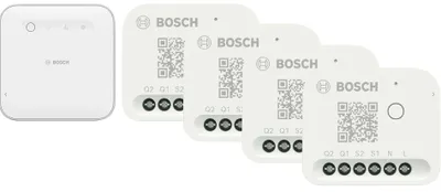 Produktbild von Bosch Starter Set mit 4 Licht und Rolladensteurung Smart Home Multipack