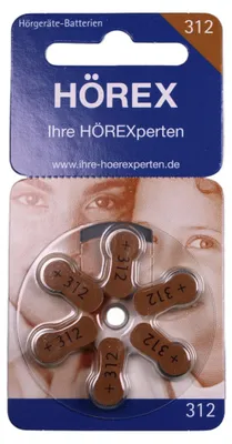 Image de Hörex Classic Batterien 312er - 90 Batterien