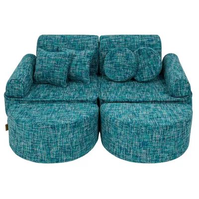 Image de Canapé Pocket 120 cm 12 pcs TANGLE enfant modulable mousse OEKO TEX jeu
