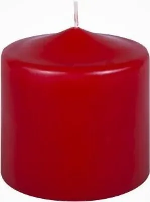 Produktbild von Premium Stumpenkerzen Antik Rot 100 x 100 mm, 1 Stück