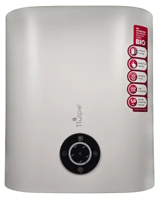 Imagen del producto de Calentador eléctrico de 30 litros - 1800 vatios de potencia - Blanco - Depósito de agua caliente - Modelo de pared