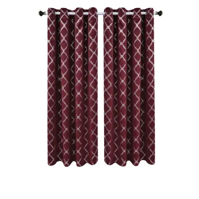 Produktbild von Topchances 2er-Set Vorhang 132x240cm Blickdicht Gardinen Schlafzimmer Ösen Thermo Vorhänge Balkonsichtschutz Sonnenschutz,Rot