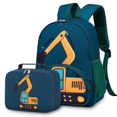 Produktbild von Omgoods – Kinderrucksack mit Lunchtasche, ideal für Schule und Freizeit