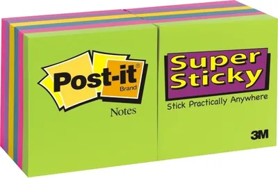 Produktbild von Post-it Haftnotizen Super Sticky Notes, 76 x 76 mm