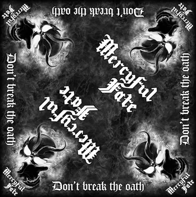 Produktbild von Mercyful Fate - "Don't Break The Oath" Bandana for Men/Ladies Uni RO6987 (One Size) (Black)