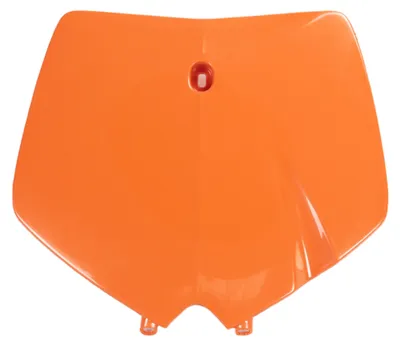 Immagine prodotto di Portanumero UFO PLAST, carenatura anteriore per KTM LC4 EXC EGS SX 125 - 620 cc, anni di produzione 1999 - 2002, colore: arancione OEM