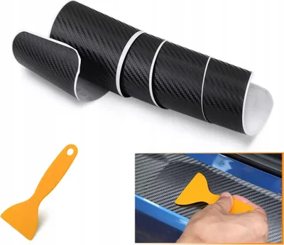 Produktbild von CARBON STOßSTANGE SCHUTZFOLIE AUFKLEBER 90x8,8cm