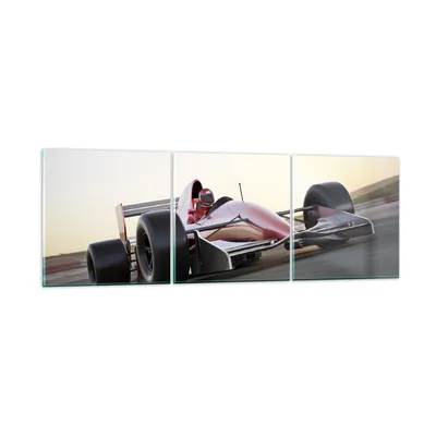Produktbild von Bilder auf glas - Formel 1 Rennen Strecke Geschwindigkeit - 90x30cm - Glasbilder - Wandbilder - Kunstdruck - Wanddekoration aus Glas - Glas Bilder - Wandbild auf Glas - GCA90x30-2423