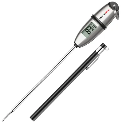 Immagine prodotto di ThermoPro TP02S Termometro digitale per carne Termometro per arrostire Termometro per cucinare Termometro da cucina Termometro per barbecue con sonda lunga, per arrostire e cucinare