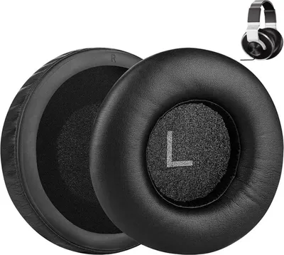 Produktbild von Ersatz Ohrpolster für Kopfhörer AKG K550 K551 K552 K553 MKII Schwarz Leder