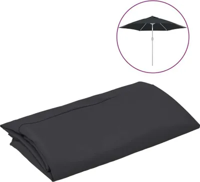 Immagine prodotto di Copertura di ricambio per ombrellone nero 300 cm