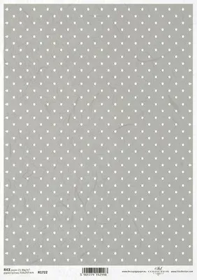 Image de Papier de riz pour découpage en points ITD-R1722 - A4