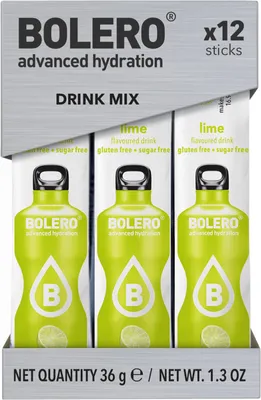 Produktbild von Bolero Sticks (12x3g) Lime - Intra- & Post-Workout - Intra-Workout