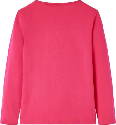 Produktbild von vidaXL Kinder-Langarmshirt Knallrosa 140
