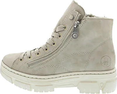 Produktbild von Rieker Damenschuhe Schnürstiefel Beige Freizeit