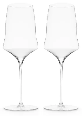 Immagine prodotto di Set di 2 bicchieri da vino bianchi dal design elegante