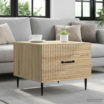 Immagine prodotto di vidaXL Tavolino da salotto in rovere Sonoma 49 x 50 x 40 cm in materiale composito