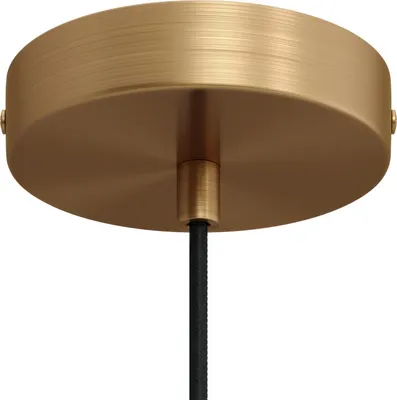 Produktbild von Creative Cables Krm57fcotsterm Metall Zylindrische Lampen Deckenrosen-satz Golden  Golden One Size