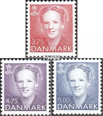 Produktbild von Briefmarken Dänemark 1992 Mi 1028-1030 (kompl.Ausg.) postfrisch Königin Margarethe II