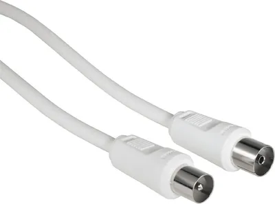 Produktbild von Antennen-Kabel Koax-Stecker - Koax-Kupplung, 10 m, 85 dB, Weiß (0011907)