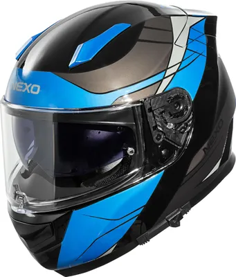 Produktbild von Nexo Integralhelm Sport III Fiberglas mit Sonnenblende, 1580g, ECE 22/05.