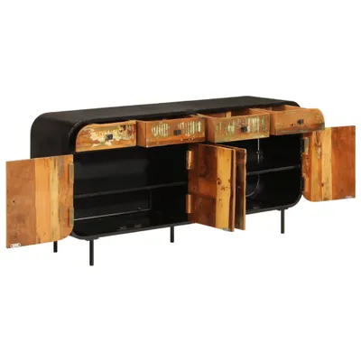 Produktbild von vidaXL Sideboard 140x35x70 cm Altholz Massiv und Metall