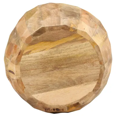 Immagine prodotto di Sgabello a Forma di Tamburo in Legno Massello di Mango