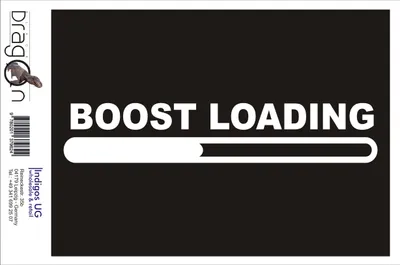 Produktbild von Aufkleber / Autoaufkleber - JDM / Die cut / Auto / OEM - Boost Loading - 210X40 mm pink - Heckscheibe / Heckscheibenaufkleber