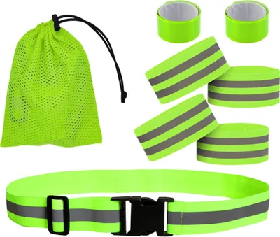 Produktbild von Reflektierender Anzug mit Gummiband, Sicherheitsweste für Nachtläufe
