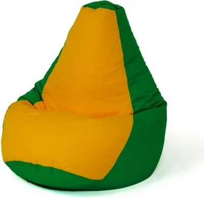 Obrázek produktu pro Sako taška pouffe Pear zeleno-žlutá XXL 140 x 100 cm