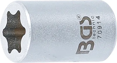 Immagine prodotto di BGS inserto speciale per chiave a bussola con profilo E e attacco quadro 6,3 mm (1/4") SW E12 per regolatori di finestrini BMW - 70914