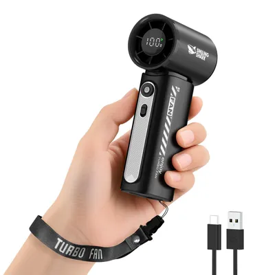 Obrázek produktu pro Přenosný turboventilátor Smiling Shark TF-02 s 1 až 100 stupni nastavení rychlosti