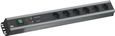 Produktbild von Bachmann Handwerkerleiste 6-fach 90°, ÜSS,Schalter,