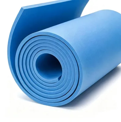 Immagine prodotto di Pannello in schiuma di gommapiuma, colore blu cielo, spessore 5 mm, dimensioni 35x200 cm, materiale in schiuma EVA per lavori manuali