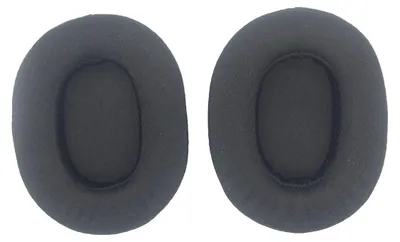 Immagine prodotto di INF Confezione da 2 copriauricolari in pelle di agnello compatibili con Sony WH-XB910N — Protezioni auricolari in pelle, nere