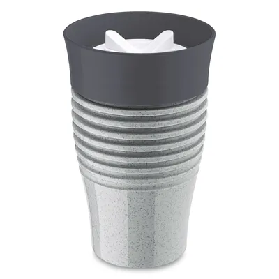 Produktbild von koziol Safe to Go, Einzelbild, 0,4 l, Schwarz, Grau, Universal, 92 mm, 92 mm