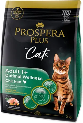 Image de Prospera Plus Adult 1+ Poulet Optimal Wellness 2kg