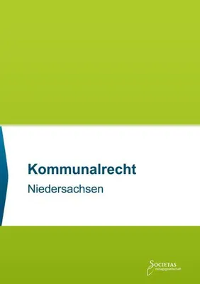 Produktbild von Kommunalrecht Niedersachsen