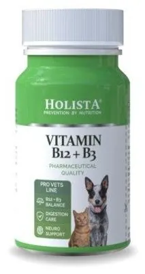 Image de HOLISTA Vitamine B12 + B3 - compléments pour chiens et chats - 90 comprimés