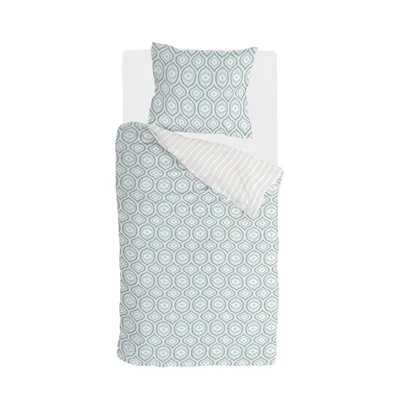 Produktbild von Walra Bettwäsche Remade Sweet Honey Combs Jade - 155x220 cm