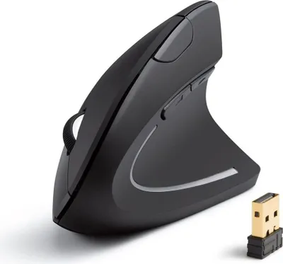 Obrázok produktu pre Anker A7852011, Pravoruké, Vertikálny dizajn, Optický, RF Wireless, 1600 DPI, Čierna