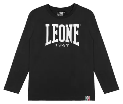 Produktbild von Leone 1947 Basic Langarm-T-Shirt mit großem Logo für Kinder