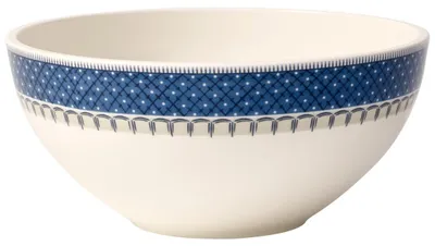 Produktbild von Villeroy & Boch Casale Blu, Salatschüssel, 3 l, Rund, Porzellan, Beige, Blau, Portion