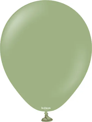 Produktbild von EucalyptusKalisan Latex-Ballons, grün 30 cm, 100 Stück.